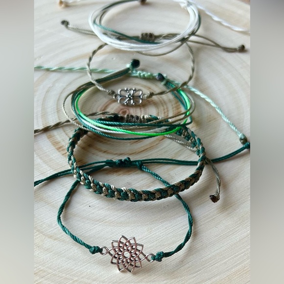 🏞️🌳NEW Pura Vida Inspired/Nature/Fresh Air /Set 5Handmade Adjustable Bracelets - Picture 11 of 11